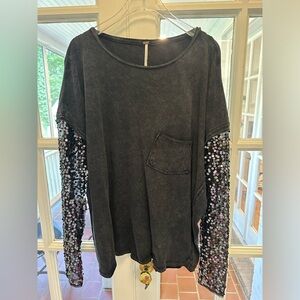 Free People Sequin Top w/TAGS